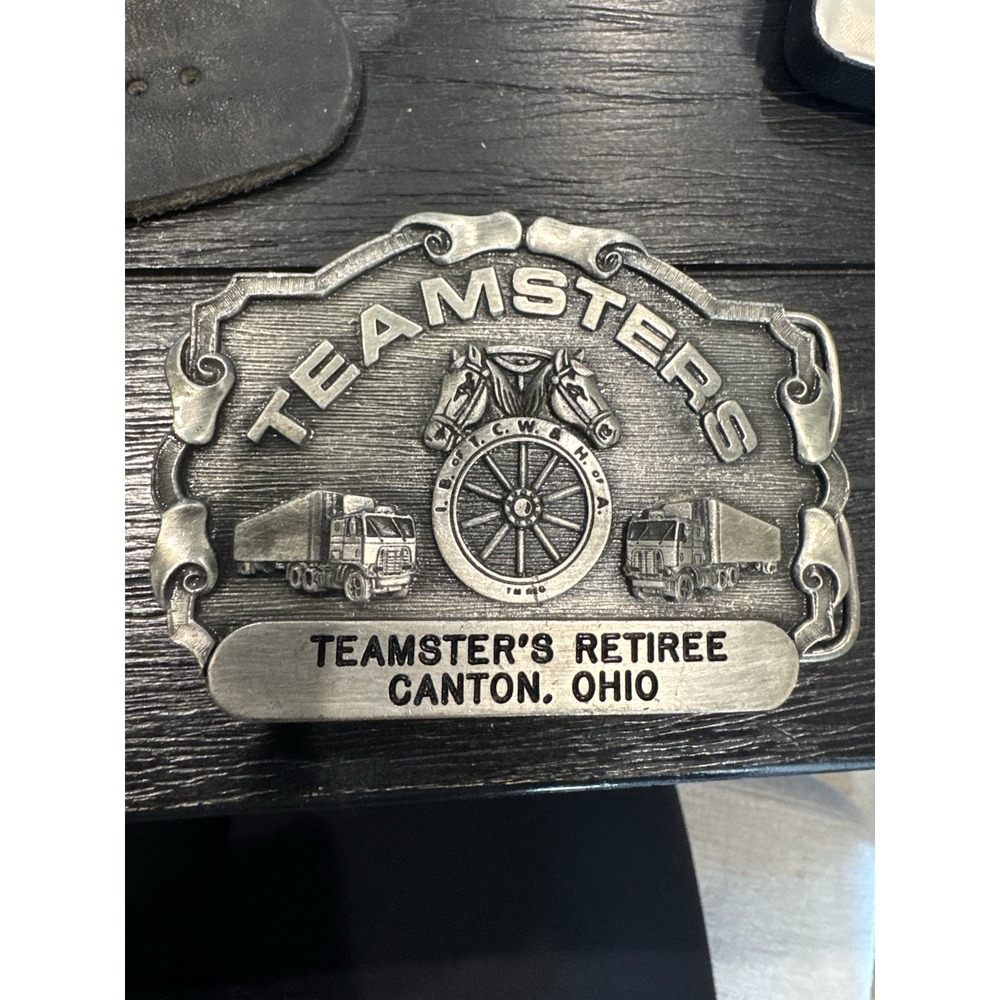 Teamsters Belt Buckle‎ Retiree Canton Oh R&M Industries